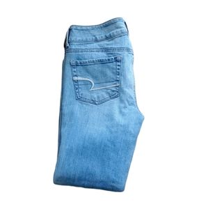 American Eagle Artist Crop Stretch Denim Jeans